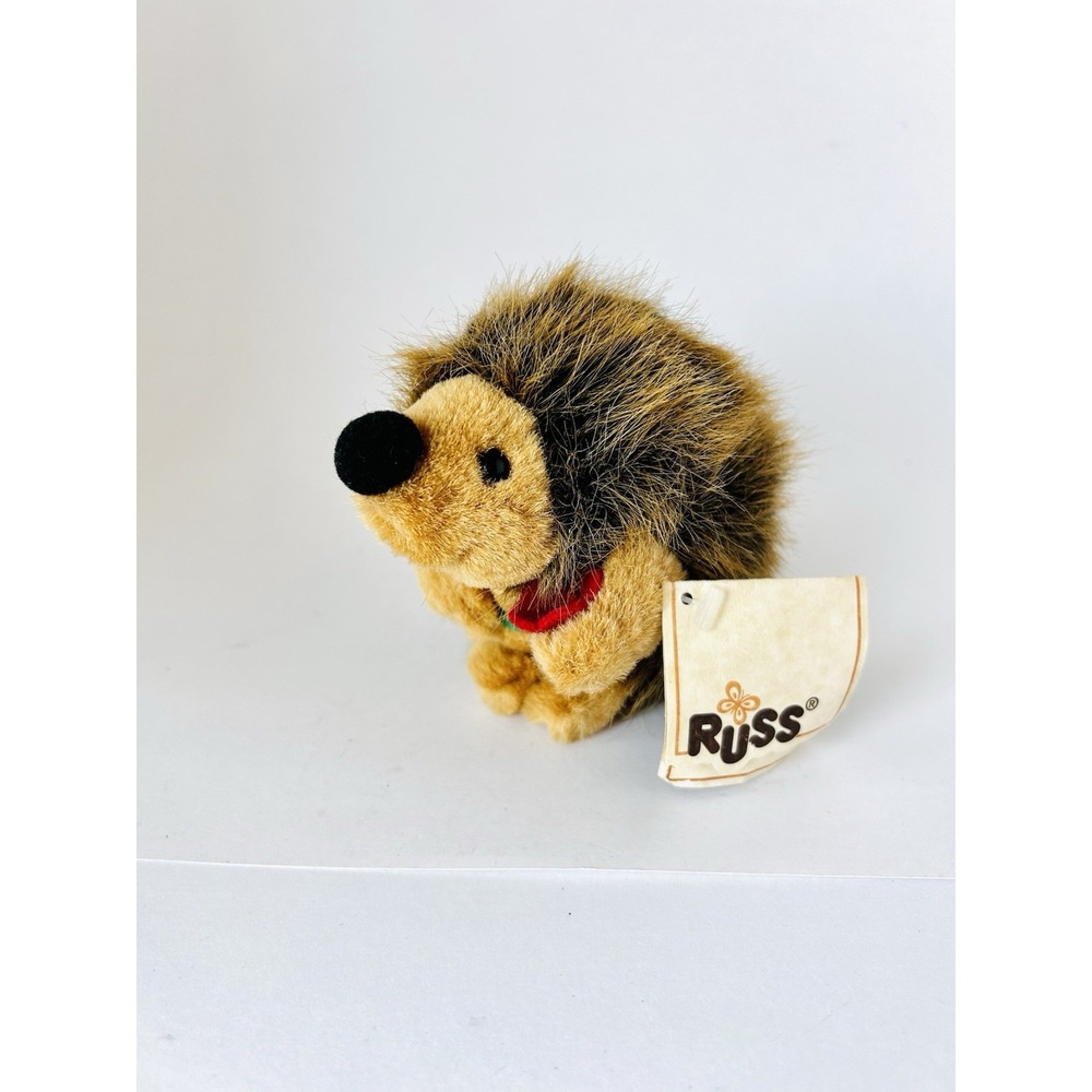 Harold The Hedgehog Vintage Russ Stuffed Plush‎ Toy With Tags 4"